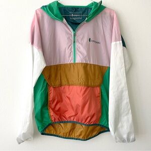 Cotopaxi teca half zip colorblock windbreaker